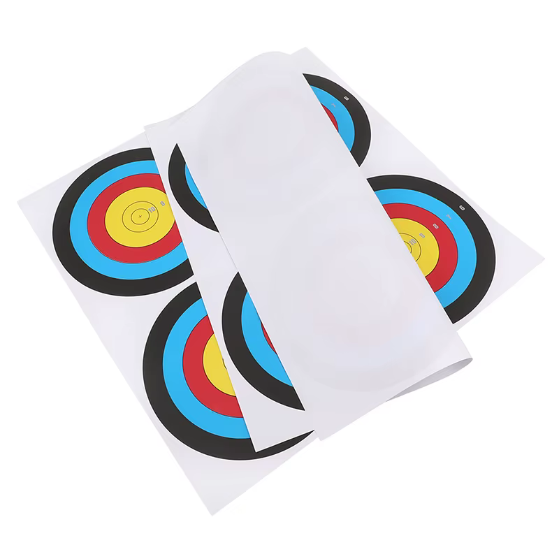 Papel objetivo mate para tiro con arco y practica de flechas tactico