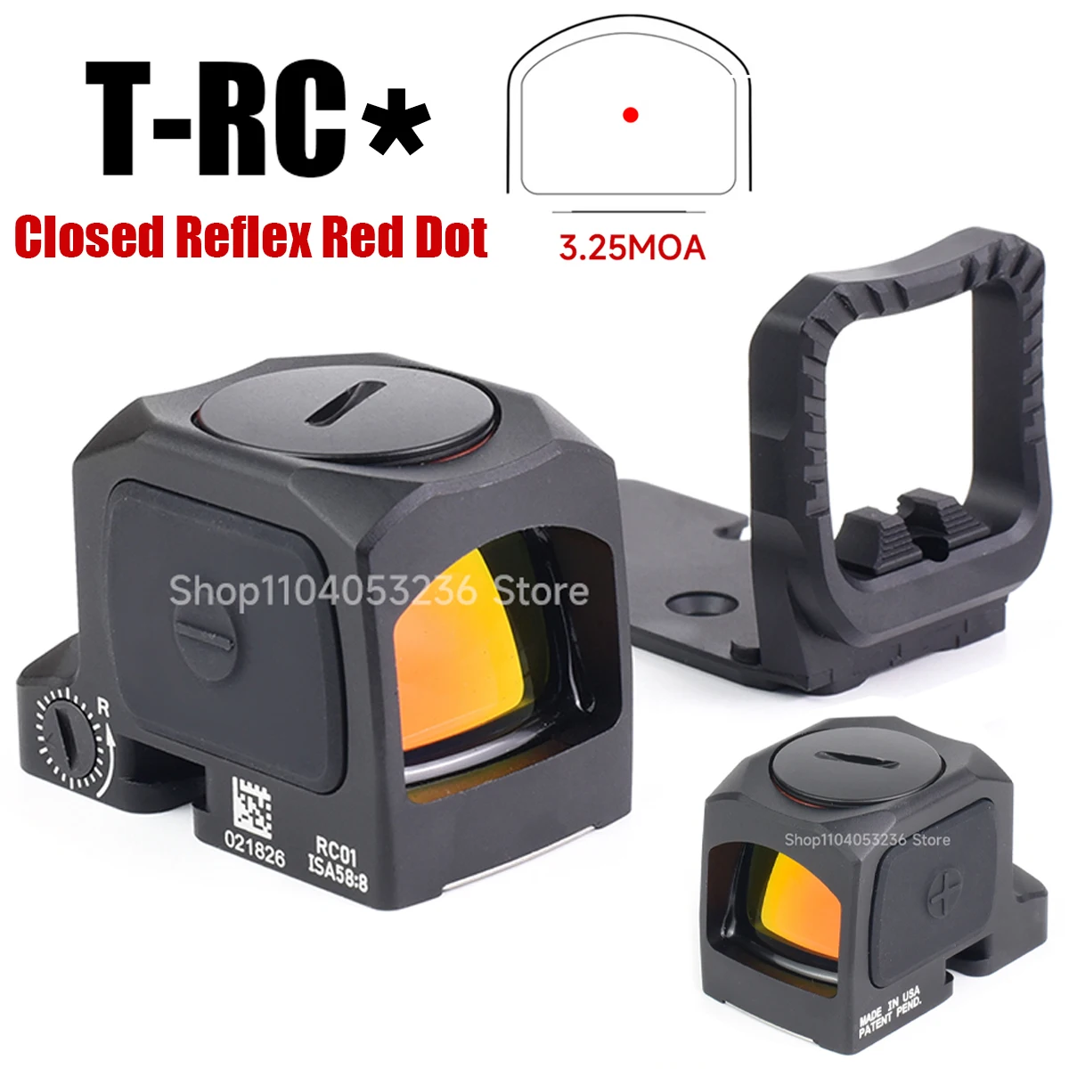 RC Mira Holográfica Punto Rojo táctico cerrada ajustable