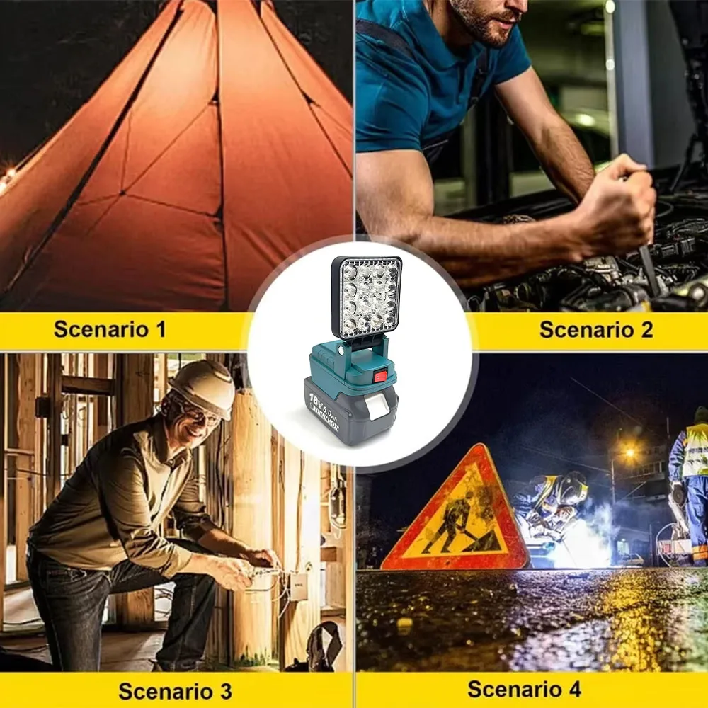 Makita lámpara LED de trabajo inalámbrica portátil de emergencia - imagen 5