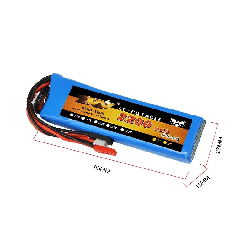 Futaba T8FG T6J batería LiPo para radiocontrol y drones - imagen 5
