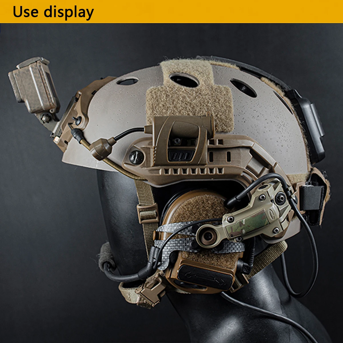 Linterna táctica para casco MPLS con varios modos de iluminación - imagen 5