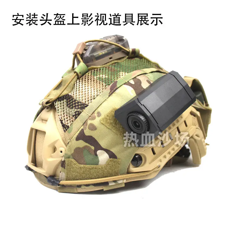 Casco táctico de utilería para cosplay con velcro - imagen 3