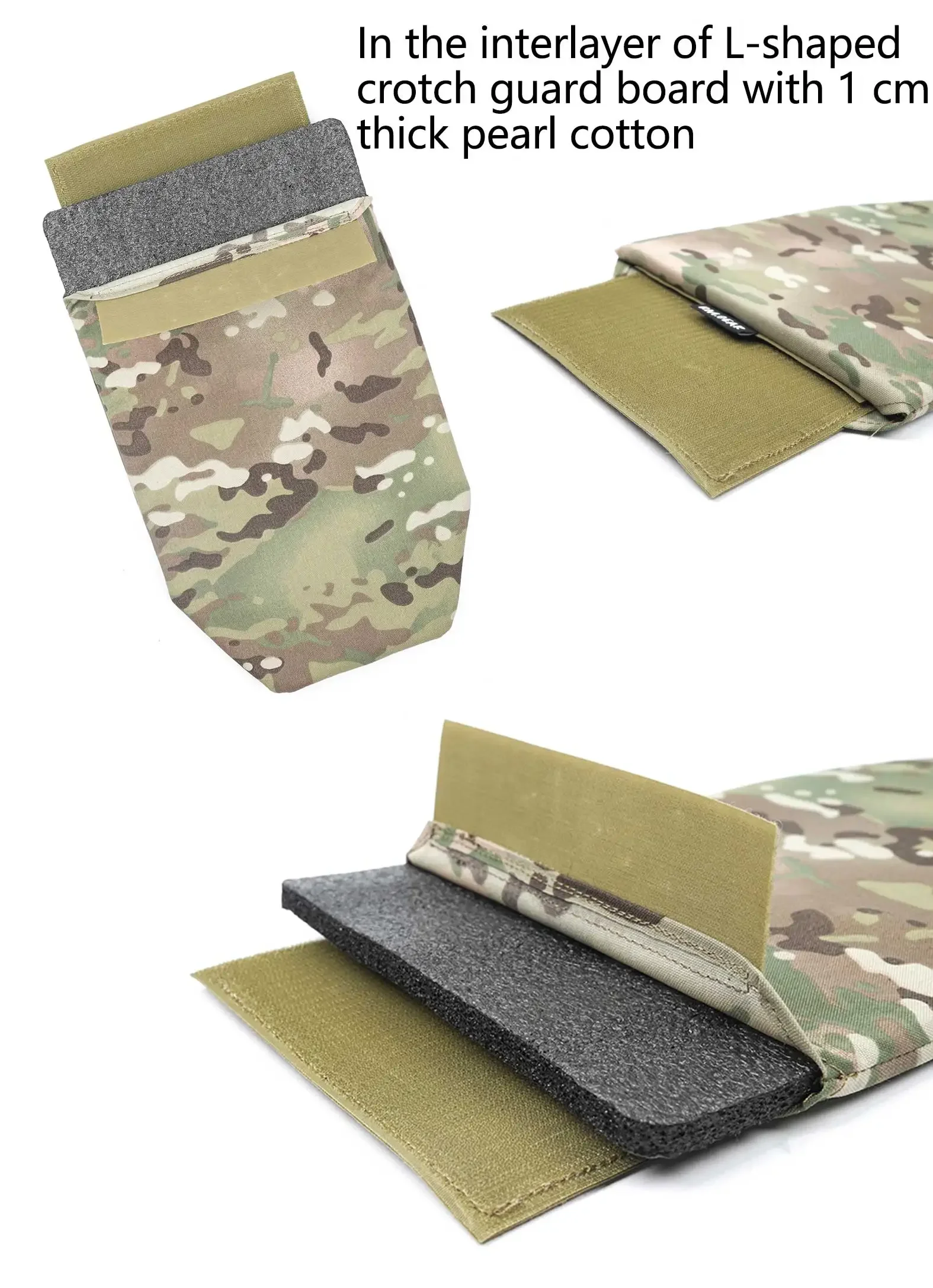 Protección ingle táctica con entrepierna plisada chaleco hombre - imagen 5