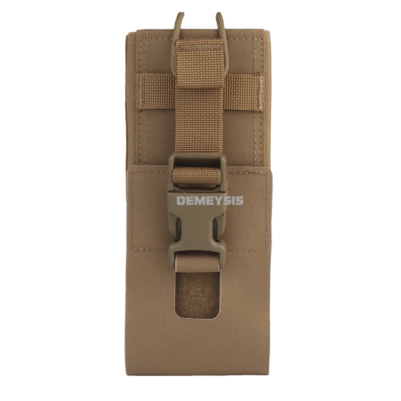 Bolsa táctica MOLLE para walkie talkie de radio caza