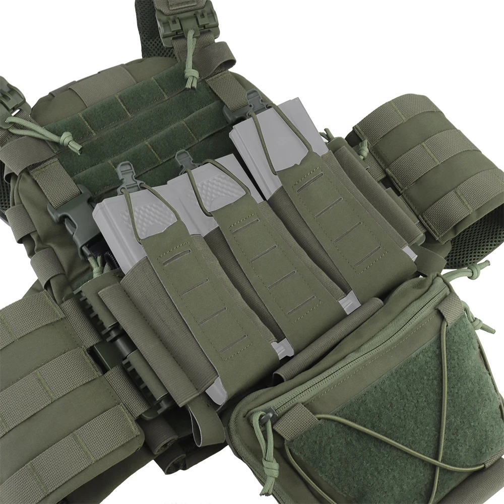 Chaleco táctico ARC liberación rápida, bolsa y porta cargadores - imagen 4