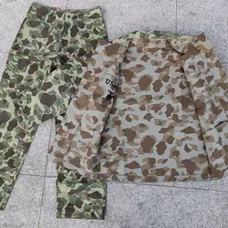 USMC HBT uniforme camuflaje Pacífico doble cara chaqueta y pantalón