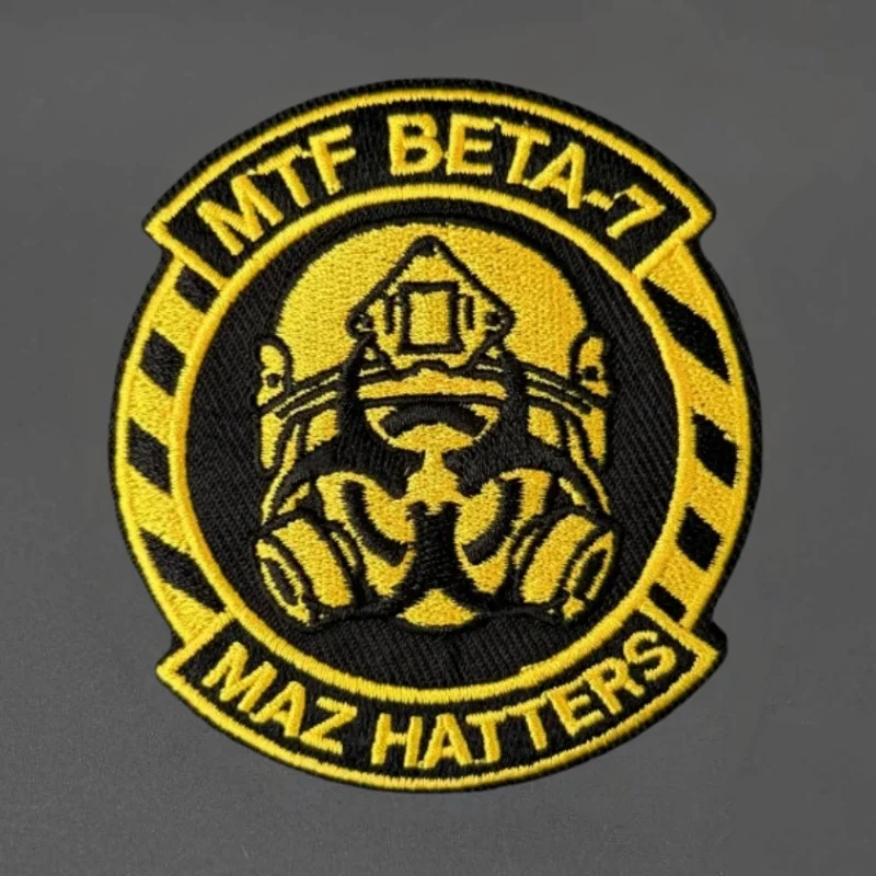 MTF Beta-7 Maz Hatters – Parche bordado táctico con velcro - imagen 2