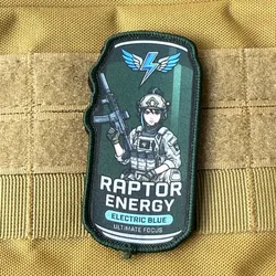 Parche táctico con velcro chica anime energética moral soldado