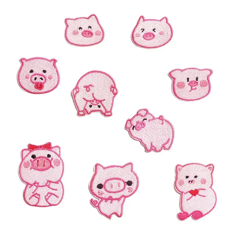 Parche termoadhesivo cerdito rosa para planchar infantil, artesanía - imagen 5