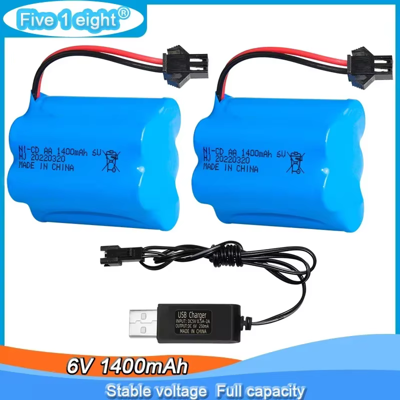 Batería NI-Cd para juguetes RC con control remoto y barcos eléctricos