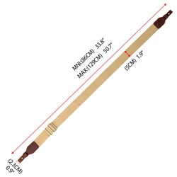 Tourbon Correa de rifle de caza algodón y cuero ajustable caqui