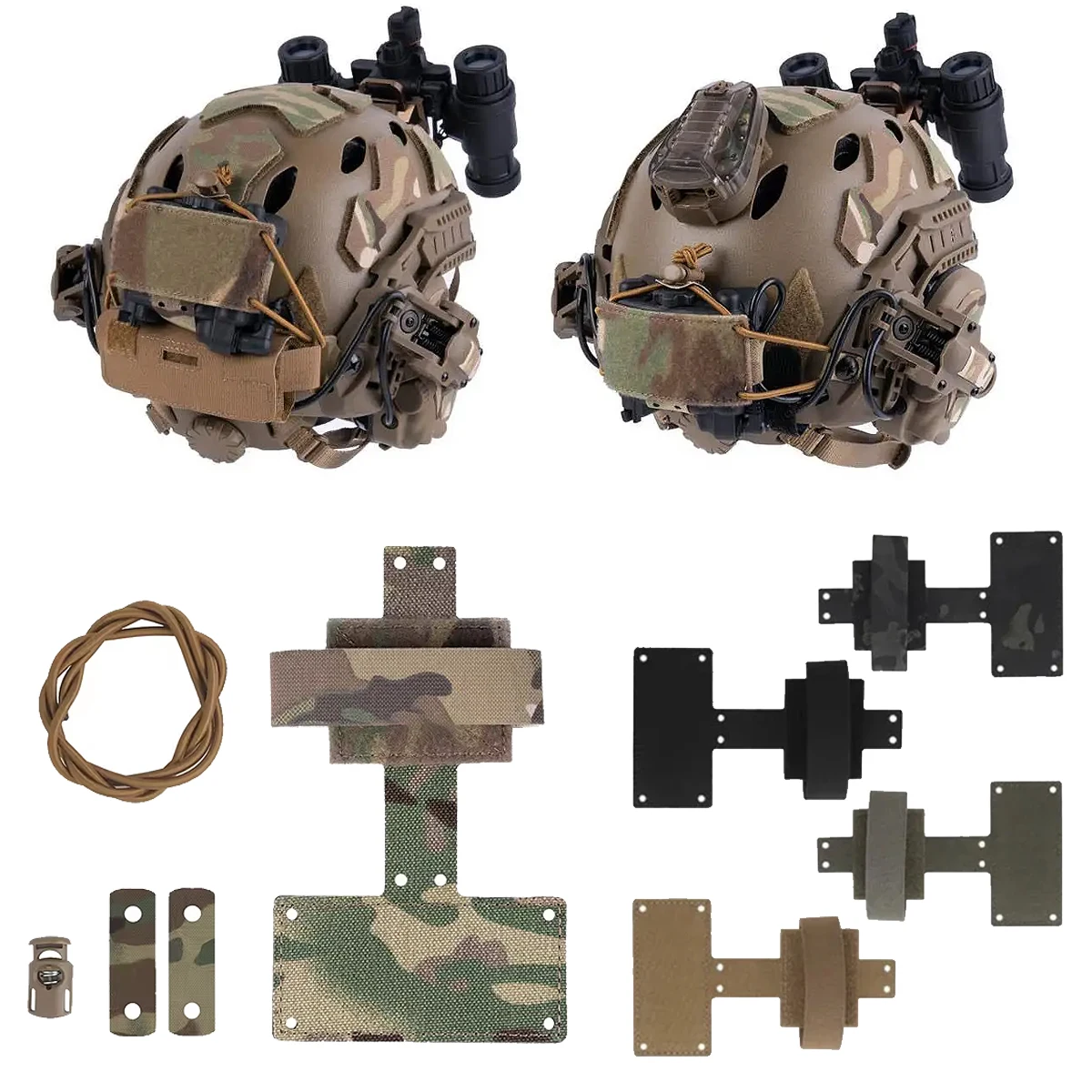 Soporte de batería NVG para casco táctico - imagen 4
