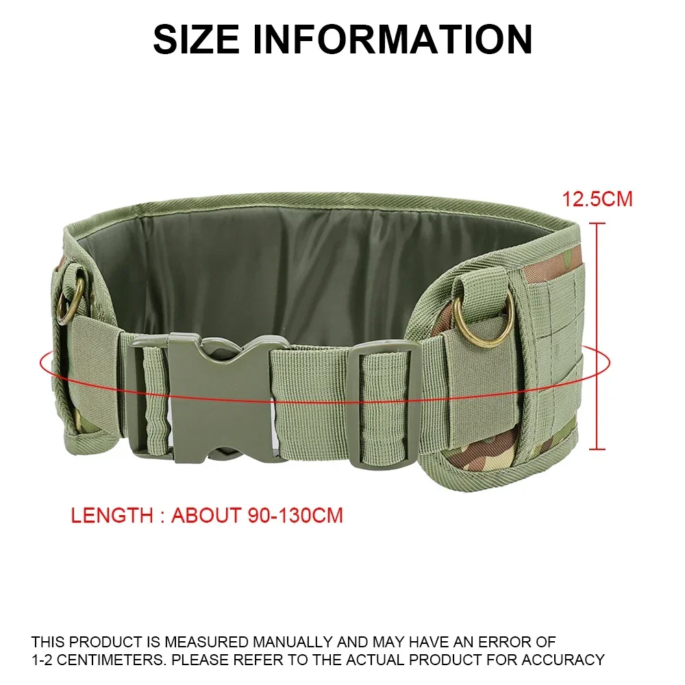 SINAIRSOFT Cinturón táctico MOLLE de poliéster Oxford multifunción - imagen 2