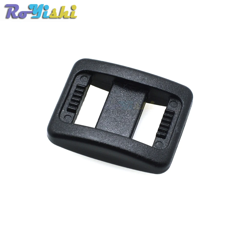 Deslizador Tri-Glide plástico 10 mm negro para correas de mochila - imagen 2