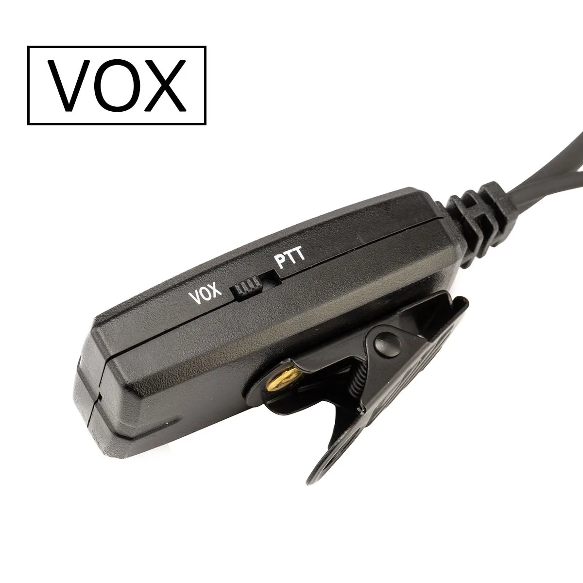 ABBREE Auricular táctico tubo acústico VOX conector doble Baofeng - imagen 5