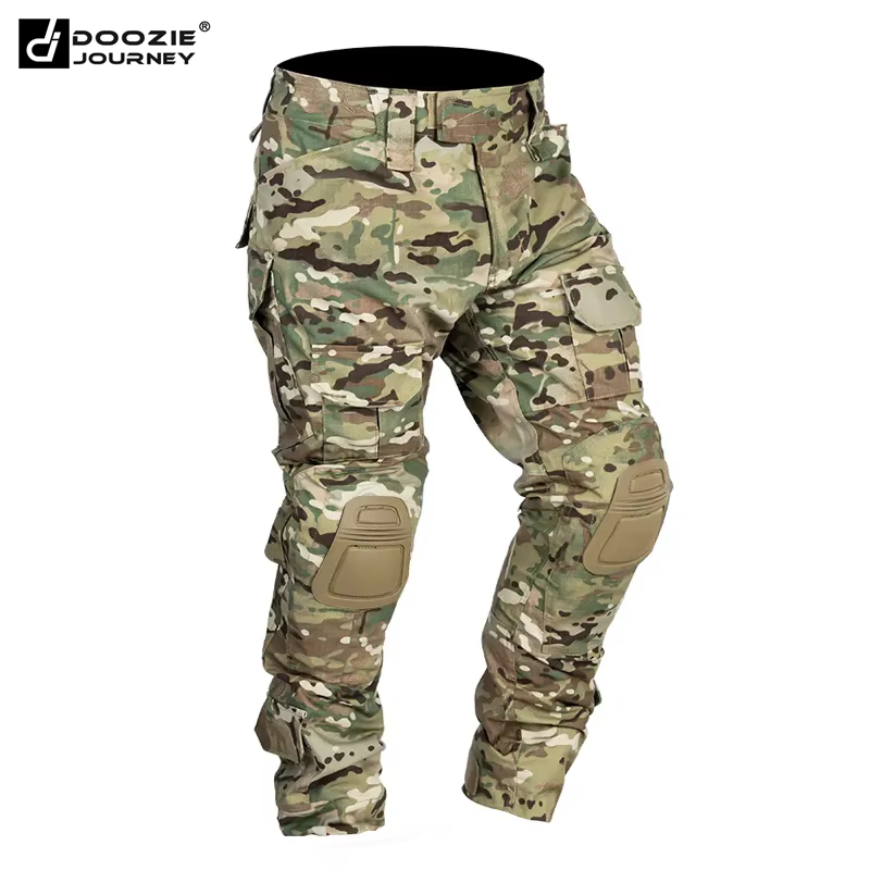 Pantalón táctico rodillera ripstop MOLLE para caza y trabajo - imagen 2