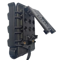 Bolsa MOLLE para cargadores M4 AR15 5.56/7.62 con clip cinturón