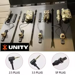 Linterna táctica UNITY Picatinny M-LOK AXON con interruptor remoto