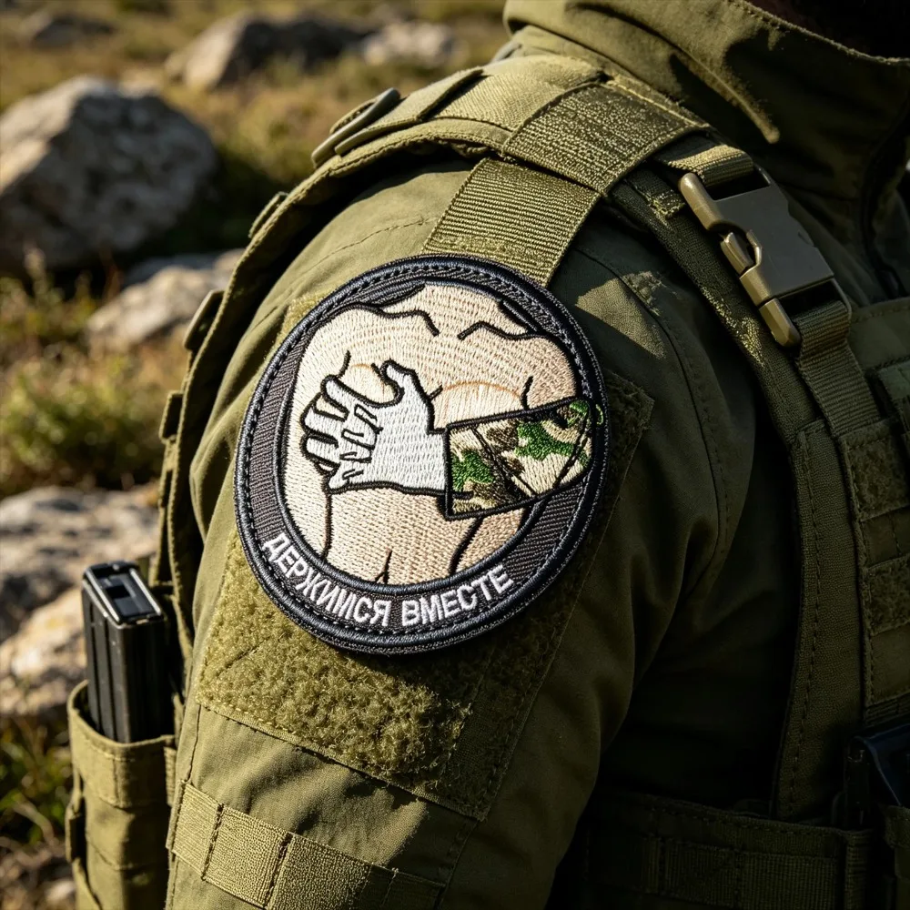 Parche táctico bordado ruso con gancho y bucle para mochilas y ropa - imagen 5