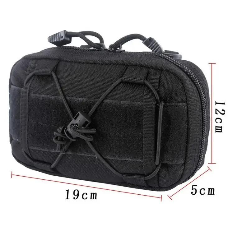 Bolsa táctica MOLLE EDC de cadera compacta utilitaria