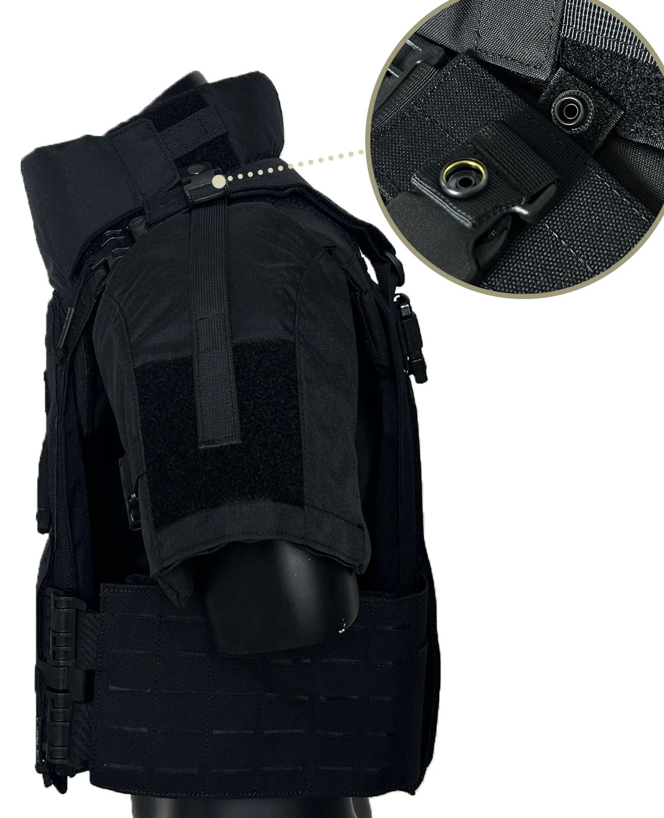 UNIONTAC Chaleco táctico universal con hombrera y brazo ajustable - imagen 4