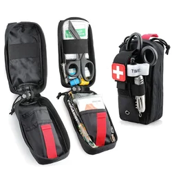 Bolsa táctica MOLLE IFAK médica EDC para primeros auxilios