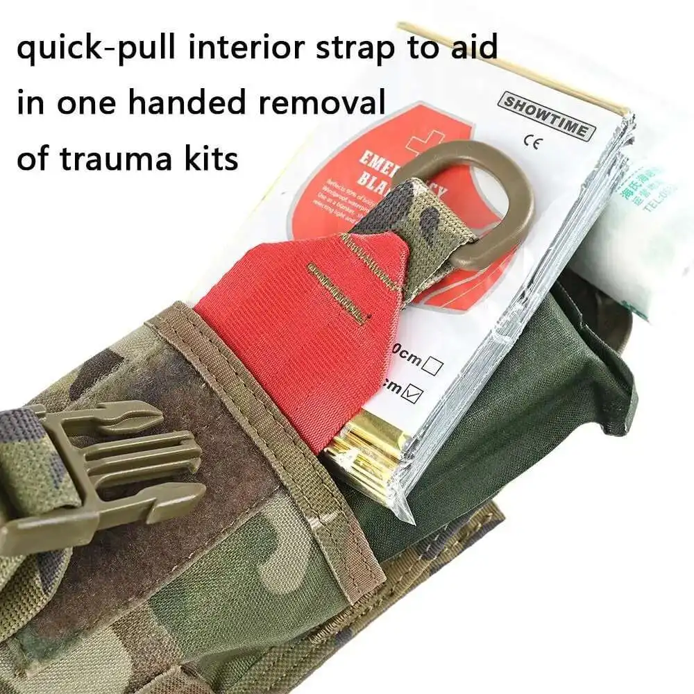 Bolsa médica táctica MOLLE – Kit primeros auxilios modular - imagen 5