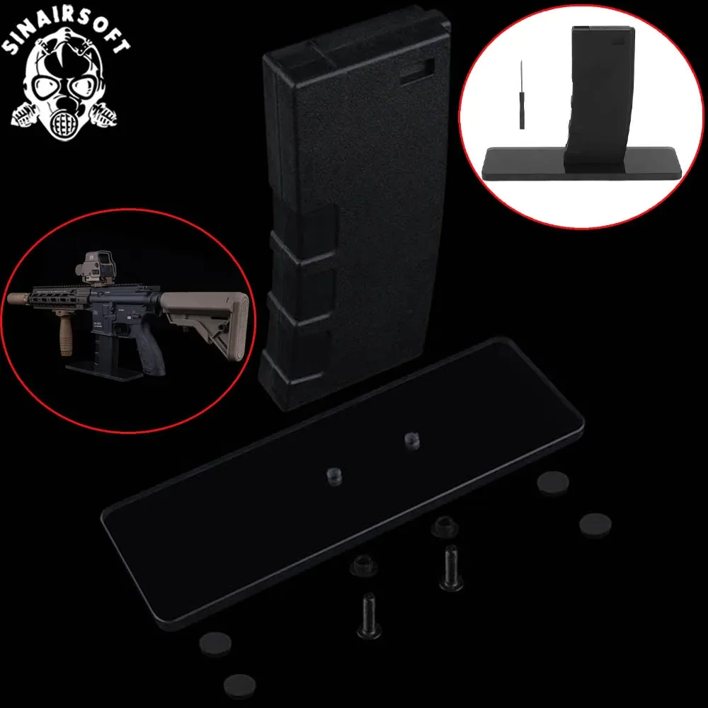 Estante display airsoft GBB/AEG – Organizador mural táctico
