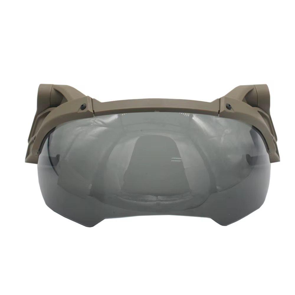 Casco táctico ajustable gafas abatibles Airsoft Paintball - imagen 2
