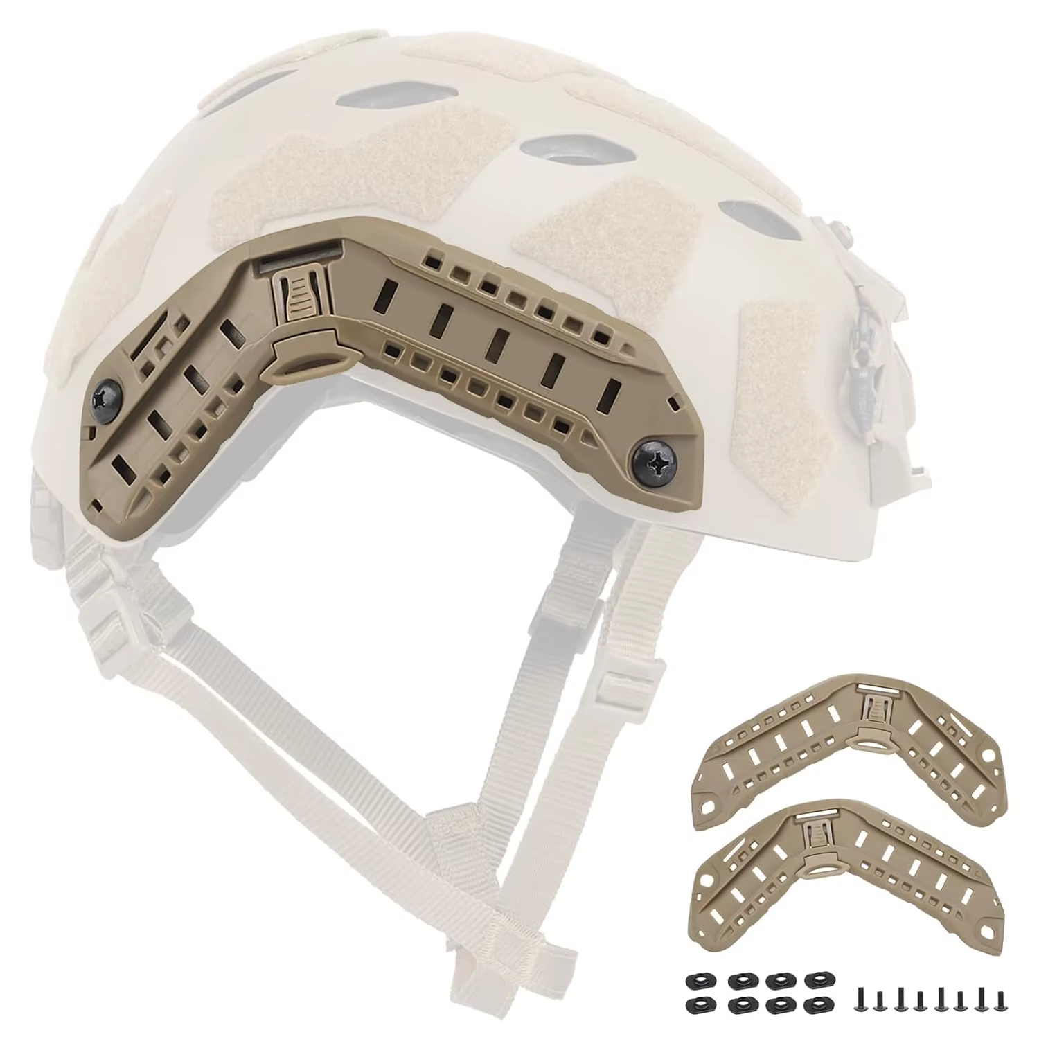 Rieles laterales ARC para casco FAST de montaje táctico ABS - imagen 3