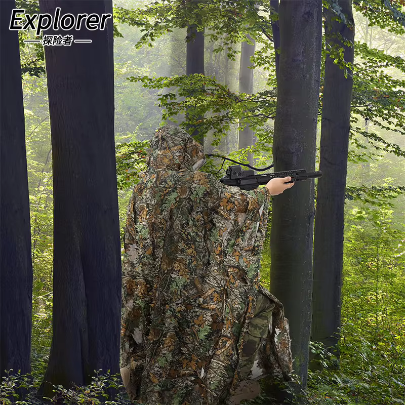 Traje camuflaje 3D biomimético hoja arce - imagen 4