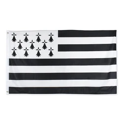 FLAGLAND Bandera Breizh Bretagne 90x150cm – Identificación Regional