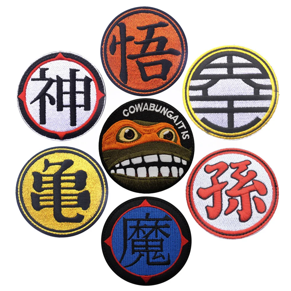 Parche bordado anime para casco, mochila y chaqueta adhesivo - imagen 2