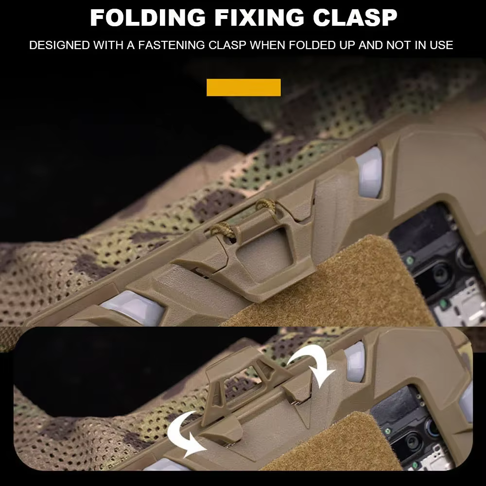 Panel pecho MOLLE Airsoft portamapas y teléfono desplegable - imagen 4