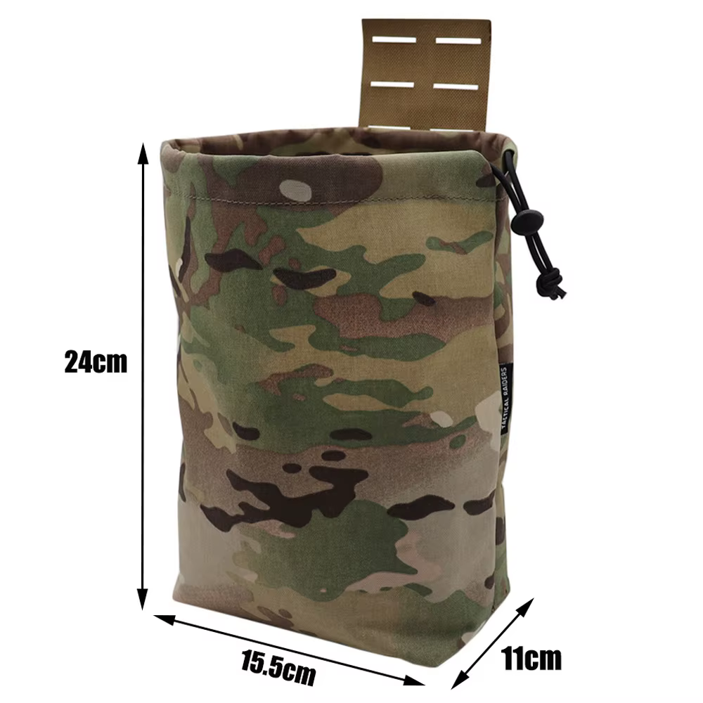 Bolsa táctica plegable VULPO en vista frontal
