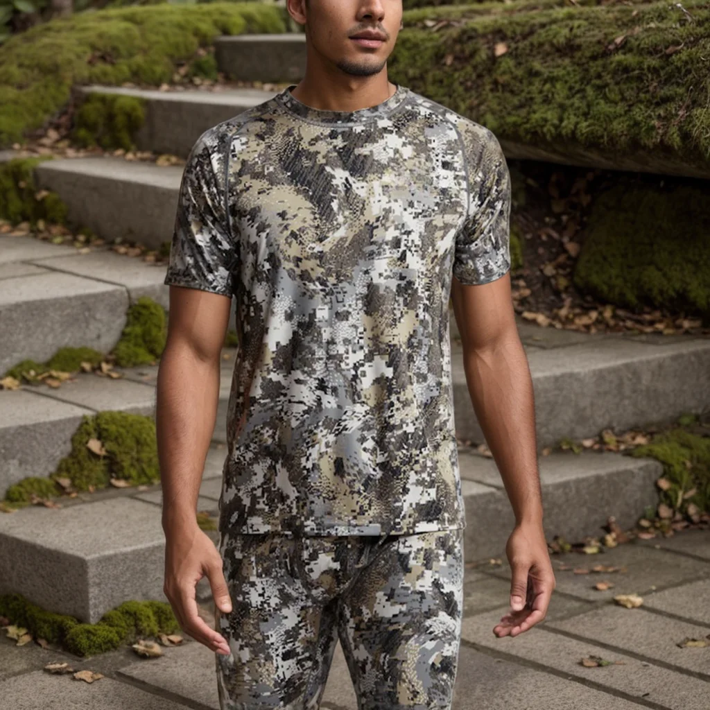 Camiseta táctica antibacteriana secado rápido camuflaje manga corta - imagen 3