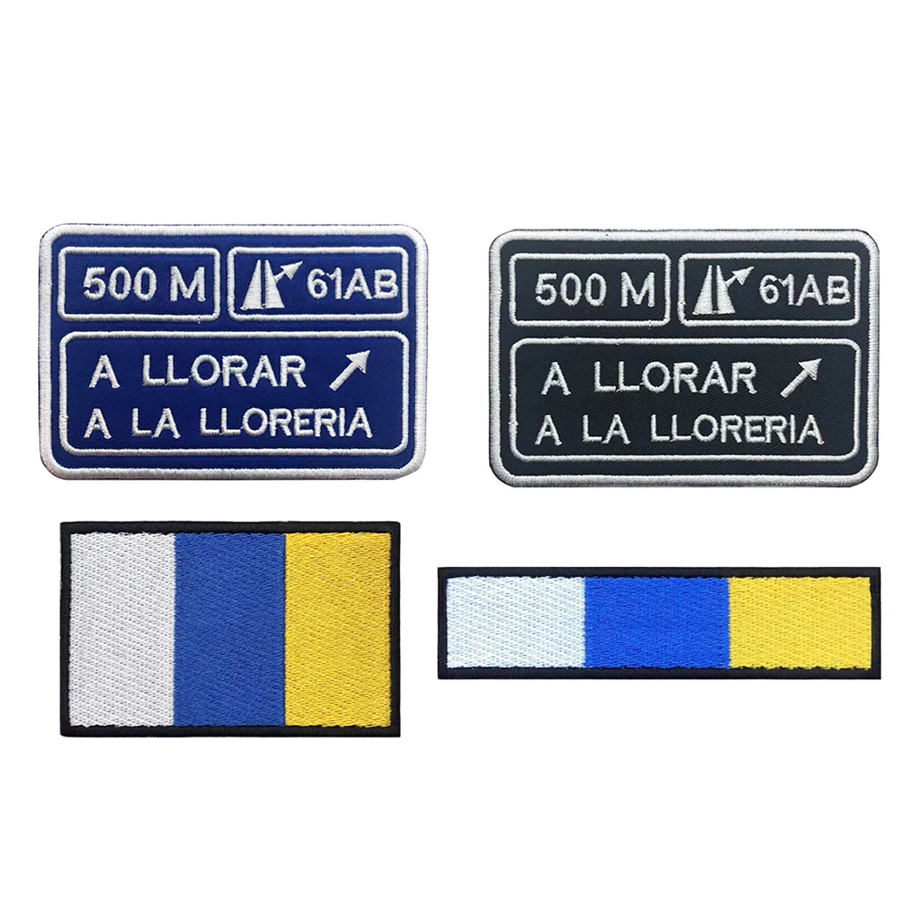 Parche bordado termoadhesivo bandera Canarias - Para coser o planchar - imagen 5
