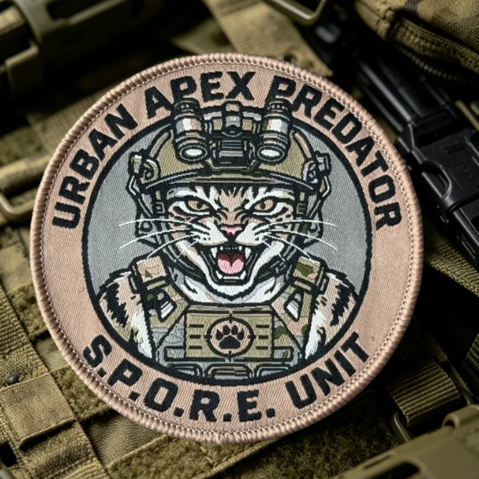 Parche táctico URBAN APEX PREDATOR de gancho y bucle - imagen 5
