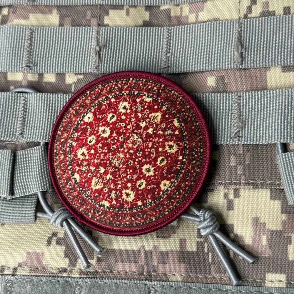 Parche táctico militar alfombra persa – para velcro y adhesivo - imagen 5