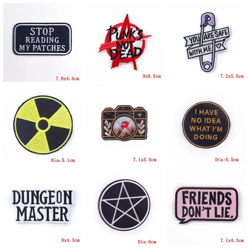Parche termoadhesivo punk rock llama – Personalizable coser o planchar - imagen 2