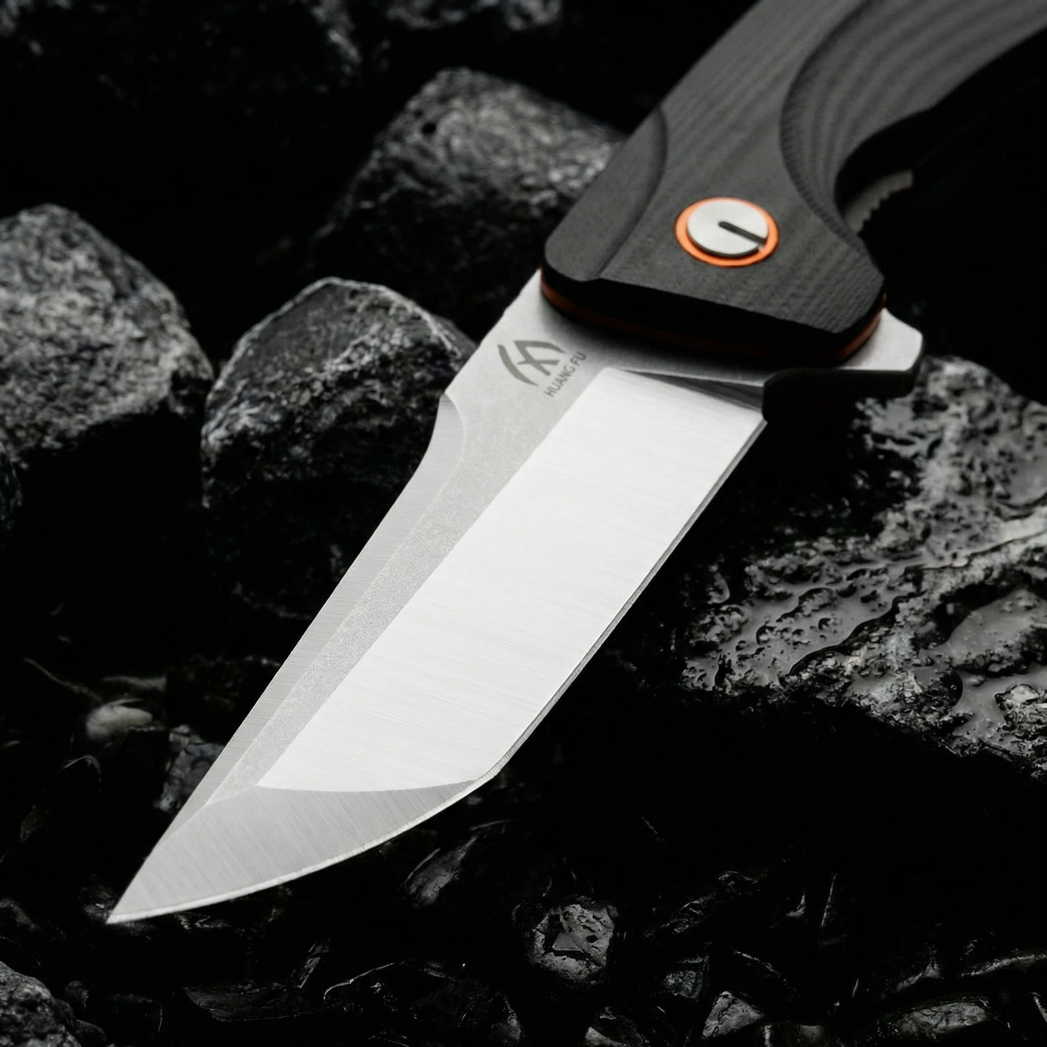 Cuchillo plegable táctico para camping y senderismo, emergencia
