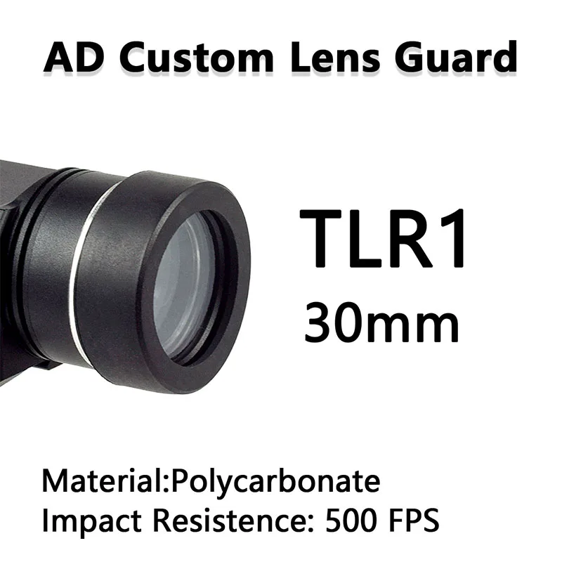 Protector lente linterna táctica LED compatible M300 M600 X300 - imagen 3