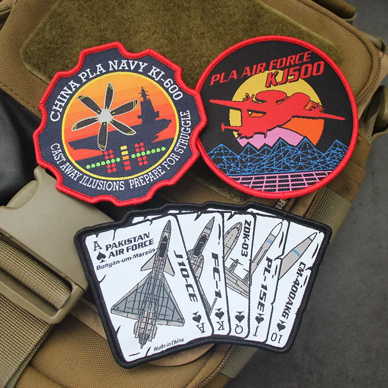 PAF Parche táctico de operaciones en Velcro con logo cobre y hierro