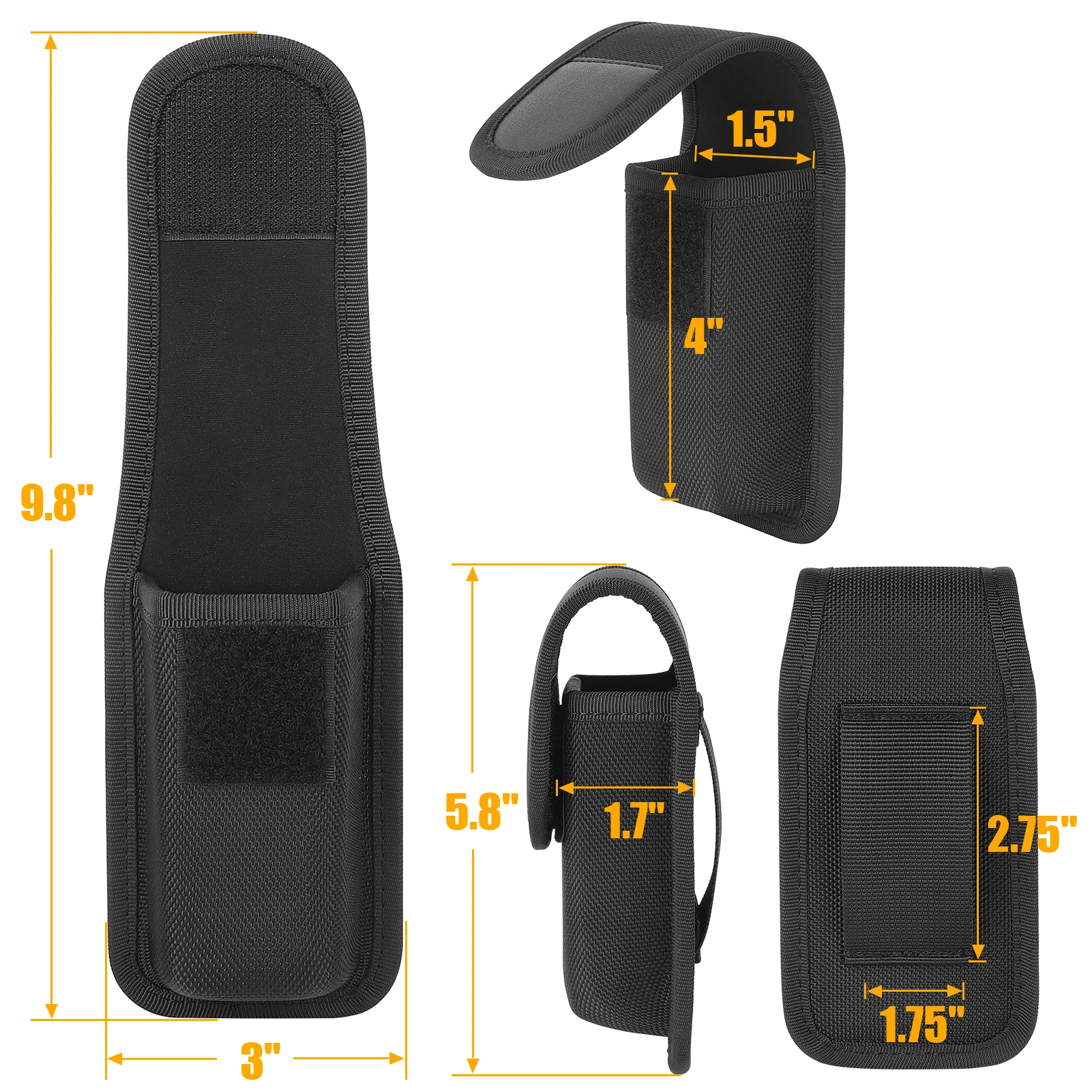 KRYDEX MK3 funda táctica para spray de pimienta y porta linterna