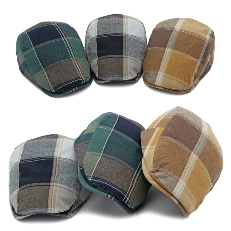 Gorra táctica tipo newsboy ripstop con visera pico de pato retro - imagen 2