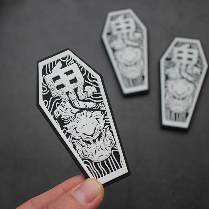 Parche fantasma 3D - YTYIN detalle 3