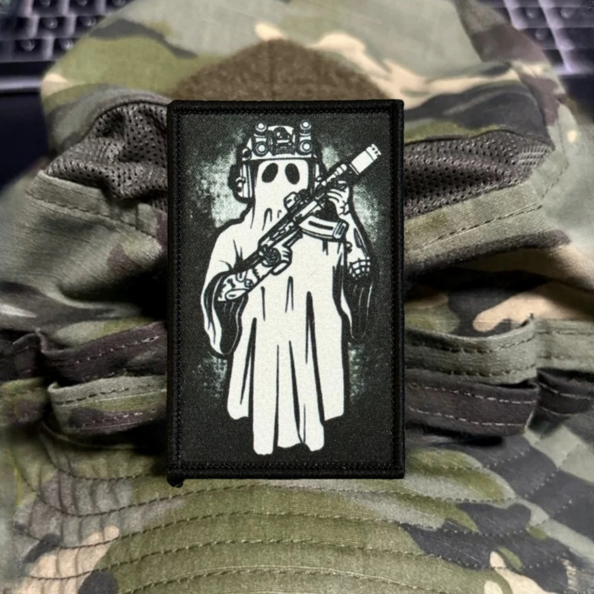 GNBS Fantasma: parche táctico de moral para velcro con gancho y bucle - imagen 3