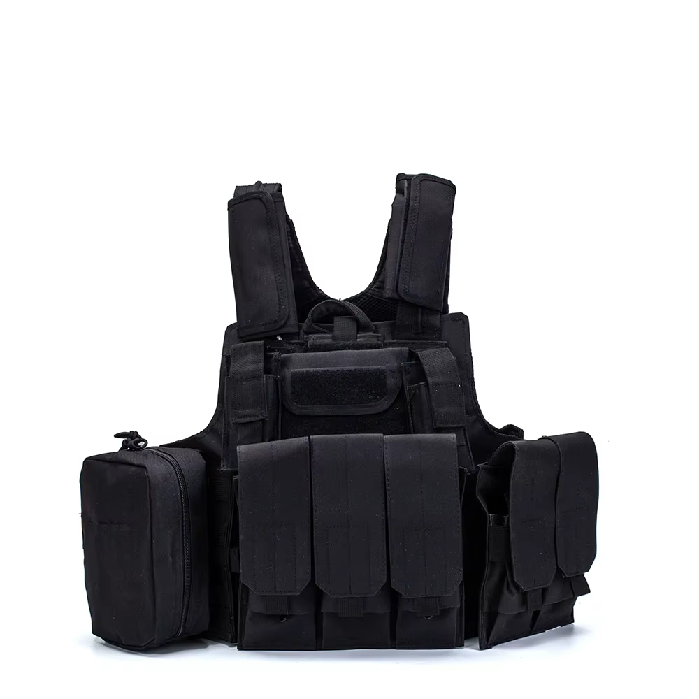 Chaleco táctico ATACS FG MOLLE con triple portacargadores – Airsoft y combate - imagen 3