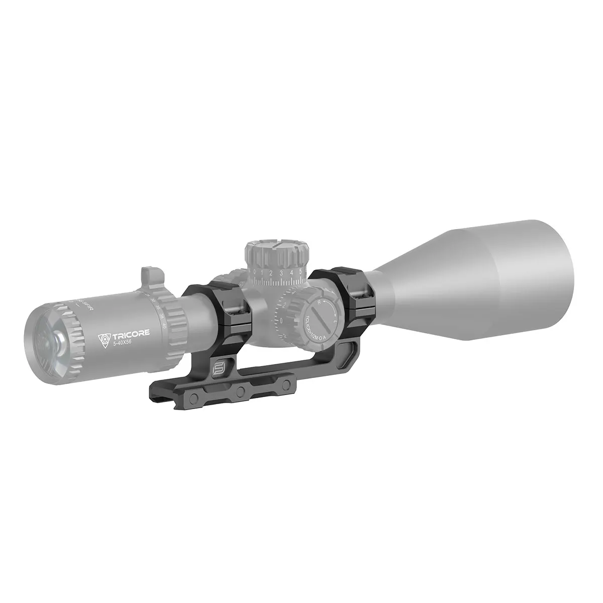 Montura óptica SPINA 30mm Picatinny fija con tornillos, alta resistencia a vibraciones - imagen 4