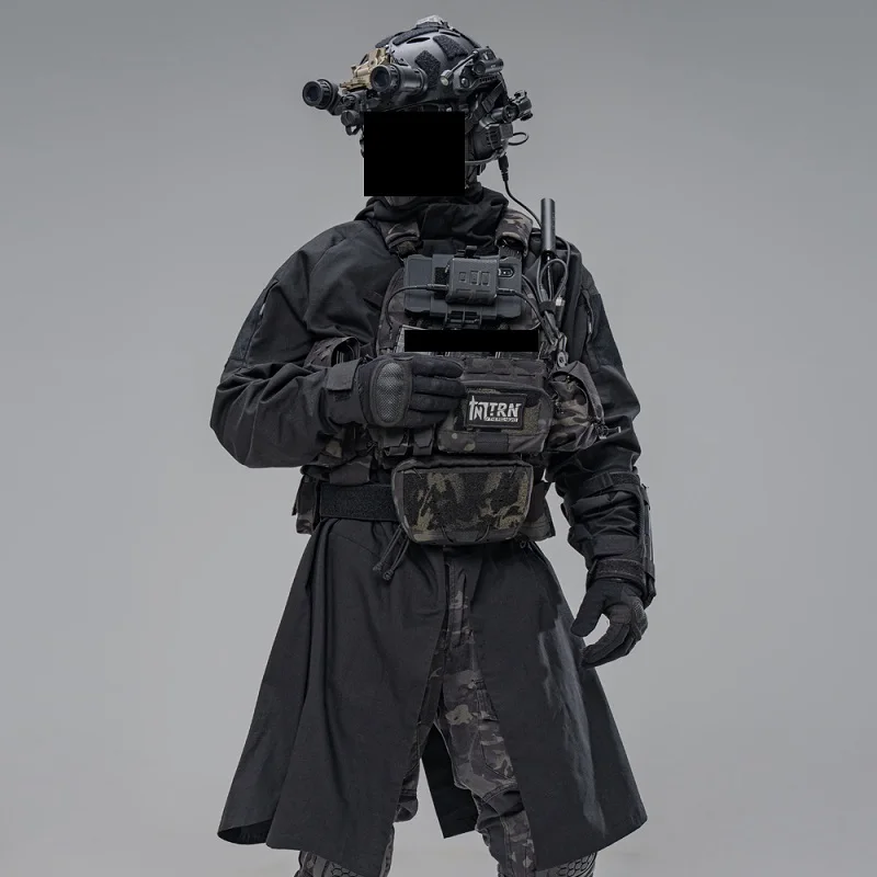 Combat chaqueta cortavientos táctica corte A holgada